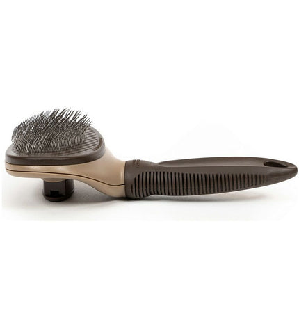 Gloria Zelfreinigende hondenborstel Rugkammen borstel for grooming and detangling dogs, featuring ergonomic design and self-cleaning function.