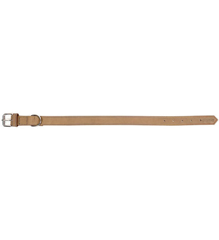 Beige Gloria Oasis dog collar with adjustable strap, 1.2 x 35 cm, featuring a stylish design for pets.