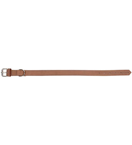 Gloria Oasis brown dog collar, 1.2 x 35 cm, made for dogs, with a comfortable strap and stylish design.