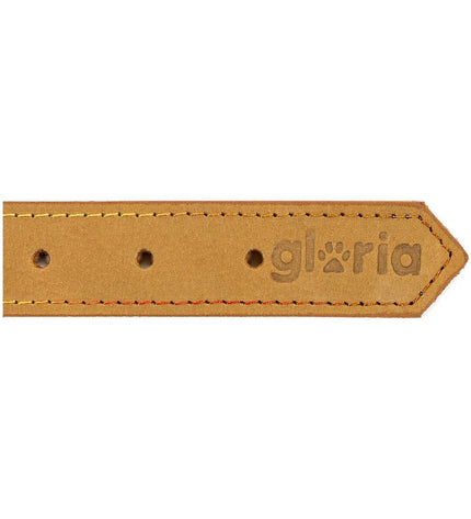Gloria hondenhalsband Gloria Oasis geel, 45 x 1,8 cm, soft nylon collar for dogs with adjustable fit and comfortable wear