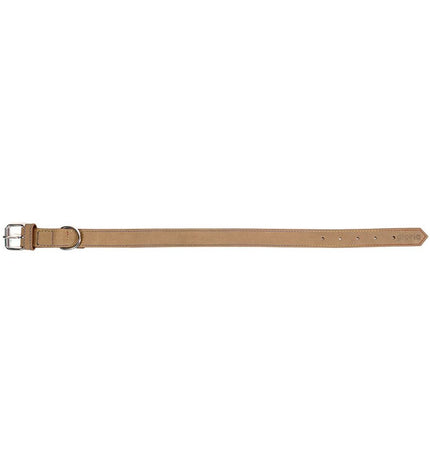 Gloria Oasis white dog collar 45x1.8 cm with floral pattern, made for comfortable and stylish pet wear.