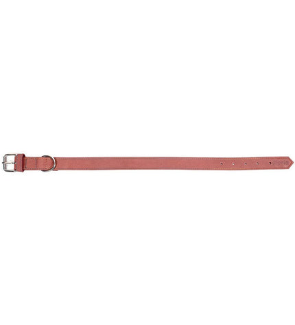 Pink Gloria Oasis dog collar with adjustable 45cm length and 1.8cm width, featuring a soft, comfortable design for dogs.