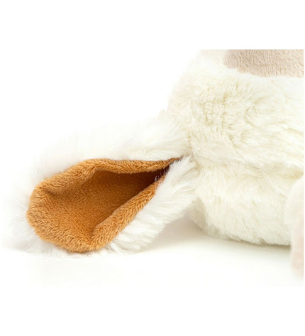Gloria Kondoo white polyester dog plush toy shaped like a sheep for dogs, soft and durable pet comfort toy
