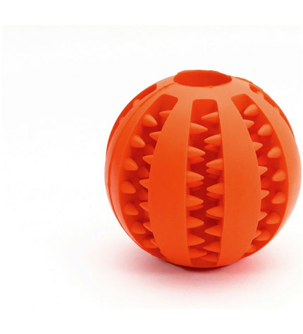 Gloria rubber dog toy for teeth cleaning, designed for dogs, with a textured surface for chewing and dental care.