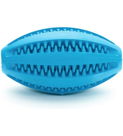 Gloria Rubber dog toy with textured surface for dental care, designed for dogs to chew and promote healthy teeth.