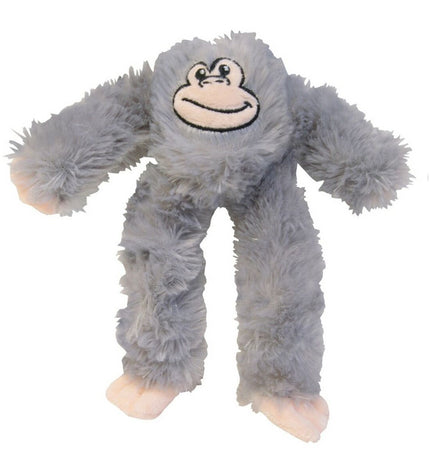 Gloria honden knuffel in grijs polyester en polypropyleen, aapvorm, zacht en geschikt voor honden, dierproducten for pets.