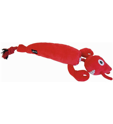 Gloria honden knuffel kreeft speelgoed, 9x55x17 cm, soft fabric dog plush toy with detailed kreeft design