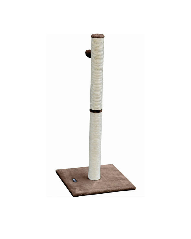 Gloria Krabpaal voor katten in bruin, featuring a 6.5 cm diameter scratching post with sisal rope for feline scratching.
