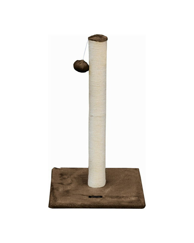 Gloria Danubio brown cat scratching post with 6.5 cm diameter, made of durable materials, designed for feline scratching and climbing.
