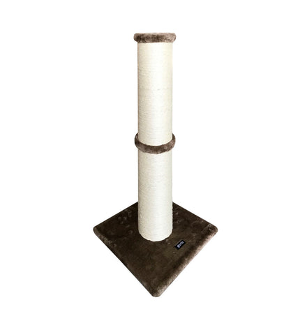 Gloria Sinaloa brown cat scratching post with a 14 cm diameter, designed for feline scratching and climbing.