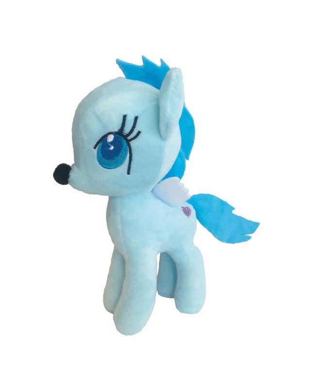 Blue Gloria Atreyu dog plush toy made of polyester and polypropylene, designed for dogs, shown in the image.