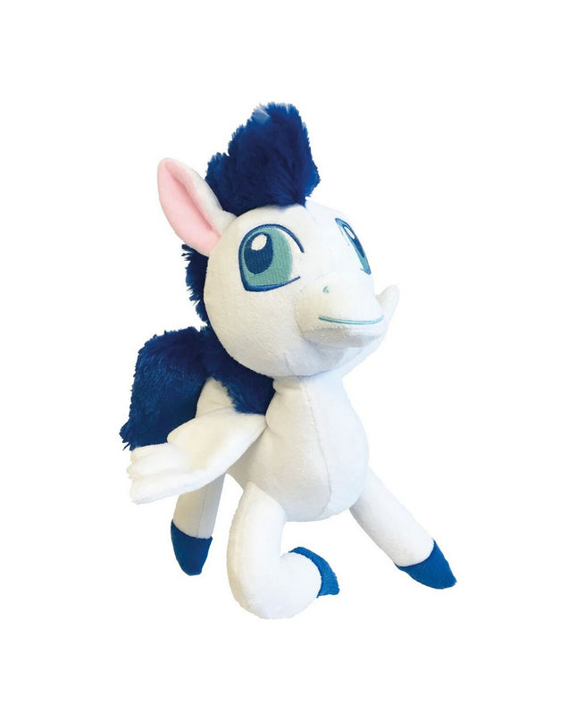 Soft white dog cuddle toy by Gloria, made of polyester and polypropylene, featuring a plush, textured surface for dogs.