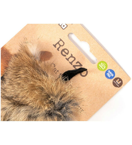 Gloria kattenkattenspeeltje Gloria Renzo muis met pluim en kleurrijk design voor katten, dierenproducten