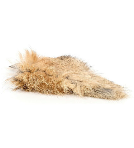 Gloria Renzo Muis cat toy made of soft material, designed for cats to play and chase, featuring a realistic mouse shape.