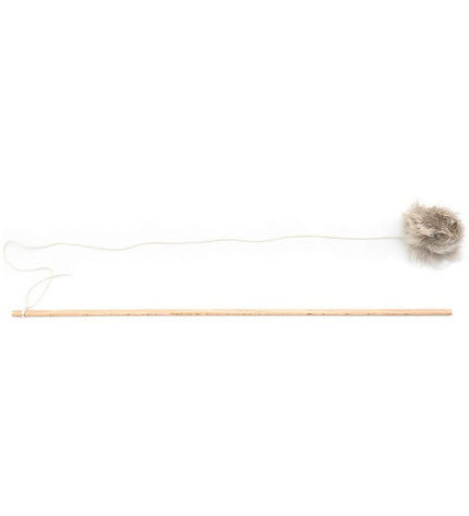 Gloria kattenwand with Gaudí-inspired wood design and 6 cm pompon, perfect for cats to play and perch.
