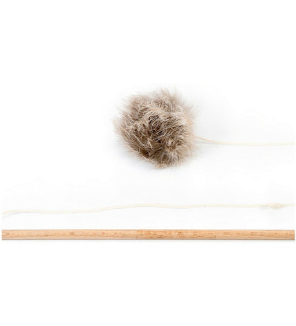 Gloria kattenwand Gloria Gaudí hout met 6 cm pompon voor katten, geschikt als speelmogelijkheid en krabpaal.