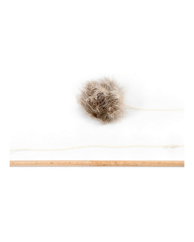 Gloria kattenwand Gloria Gaudí hout met 6 cm pompon voor katten, geschikt als speelmogelijkheid en krabpaal.