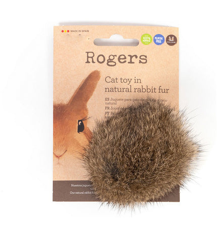 Gloria Kattenwand Gloria Rogers Pompon, 12 cm, with colorful pompons for cats to play and climb, mounted on a wall.