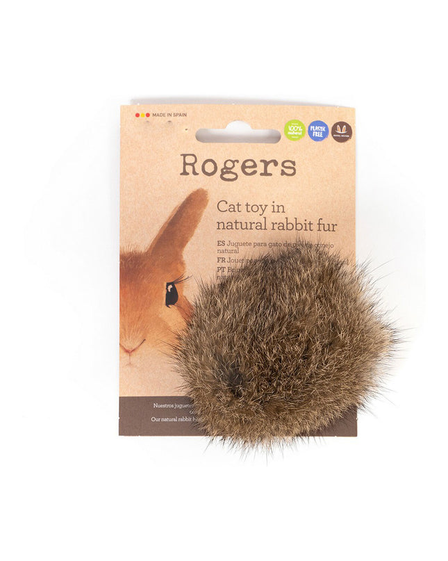 Gloria Kattenwand Gloria Rogers Pompon, 12 cm, with colorful pompons for cats to play and climb, mounted on a wall.