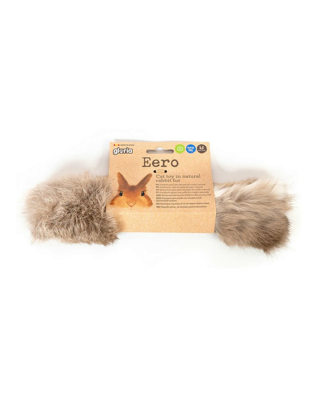 Gloria Kattenspeeltje Gloria Eero Kussen, 24x7 cm, soft fabric cat toy with plush texture for playful cats.