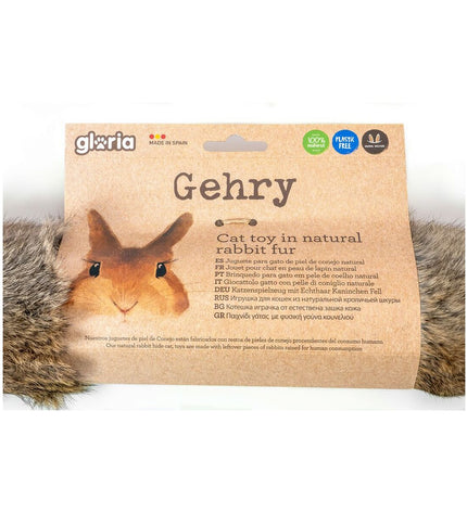 Gloria Gehry Kussen kattenspeeltje, 40x11 cm, soft fabric with playful design, ideal for cats to cuddle and play.