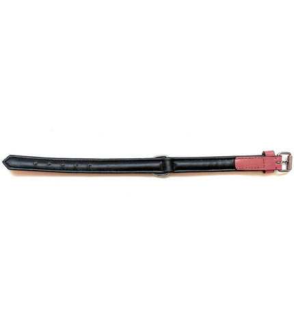 Gloria hondenhalsband Gloria Gestoffeerd Koraal, 35 cm, padded coral-colored dog collar with adjustable strap.