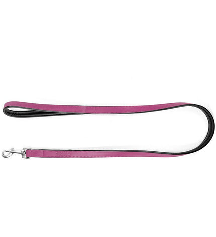 Pink Gloria dog leash 1.8 x 100 cm with durable design, shown in a close-up image highlighting the material and clasp.