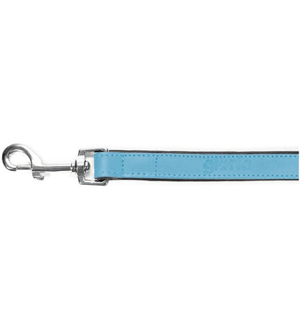 Blue Gloria dog leash 1.8 x 100 cm for pets, showing the durable nylon material and secure metal clip.
