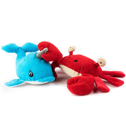 Gloria Nuka dog plush toy in Narwal polyester and polypropylene, measuring 11x25x13 cm, designed for dogs.