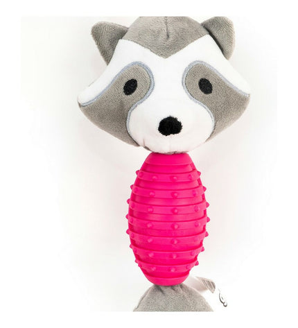 Gloria Zar dog chew toy with sound, made of polyester, EVA rubber, and polypropylene, featuring a beaver design for dogs.