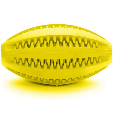 Colorful Gloria dog toy for teeth cleaning, 9 cm, made of durable material, designed for canine dental health.