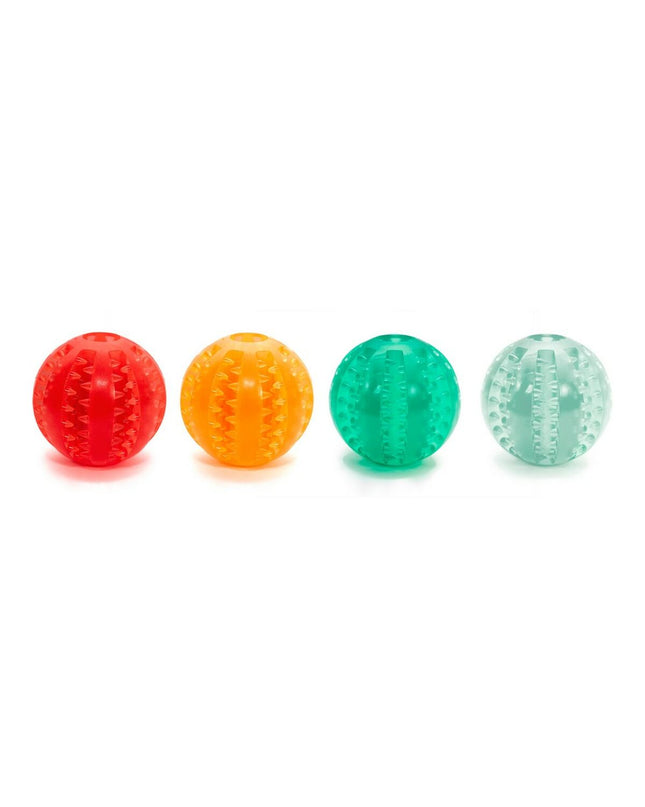Colorful Gloria dog teething toy made of TPR, 6 cm, designed for puppies and dogs to chew and soothe gums.