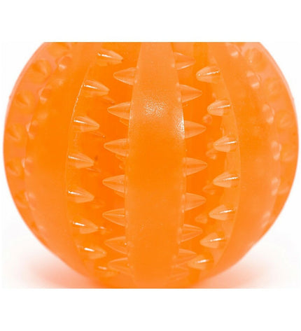 Gloria dog chew toy made of TPR in assorted colors, 6 cm long, designed for canine dental care and play.