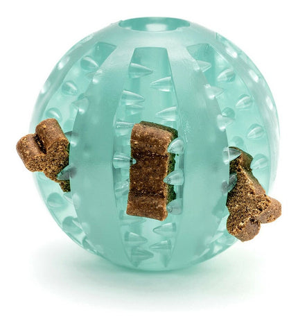 Colorful Gloria Hondenspeelgoed in TPR, 7 cm, designed for dogs, featuring assorted bright colors and textured surfaces.