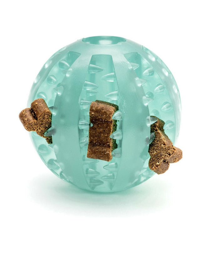 Colorful Gloria Hondenspeelgoed in TPR, 7 cm, designed for dogs, featuring assorted bright colors and textured surfaces.