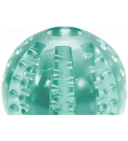 Gloria hondenspeelgoed TPR tandenverzorging in gesorteerde kleuren, 7 cm, geschikt voor honden, flexibel en knuffelbaar.