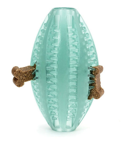 Colorful Gloria dog toy made of TPR, designed for teeth cleaning, 9 cm long, suitable for dogs, in assorted vibrant colors.