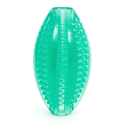 Colorful Gloria dog toy made of TPR, 9 cm, designed for dental care and play, featuring sorted bright colors and textured surface.