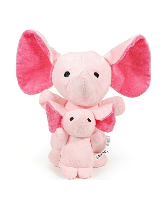 Pink plush dog toy Gloria Hoa 20 cm elephant, soft fabric, suitable for cuddling and play, designed for dogs.