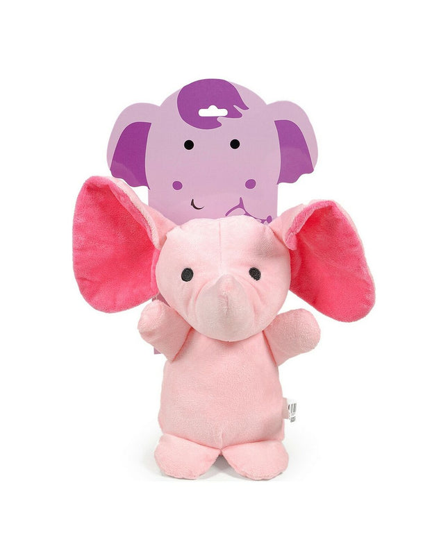 Pink dog plush toy Gloria Hoa 20 cm in the shape of an elephant, soft and cuddly for dogs.