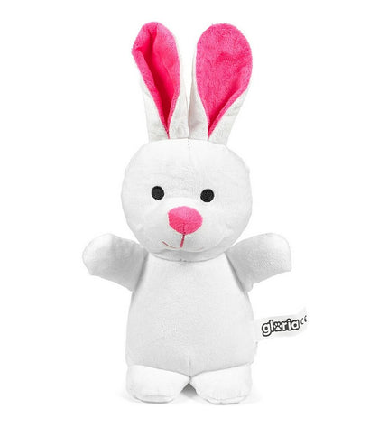 Gloria Ore Konijn dog plush toy, 20 cm, soft stuffed animal for dogs, featuring realistic rabbit design and brand logo.