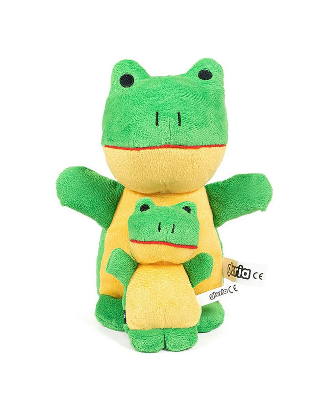 Gloria Rafiki 20 cm dog plush toy in frog design, soft and cuddly pet toy for dogs, ideal for play and comfort