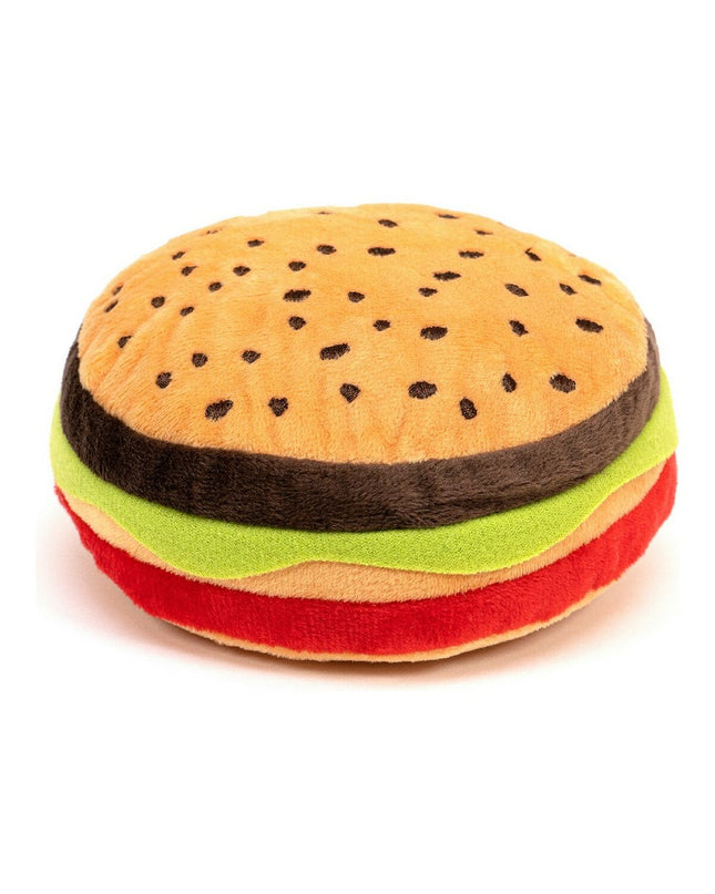 Gloria Hamburgers dog chew toy shaped like a hamburger for dogs, durable pet product for canine play and chewing.