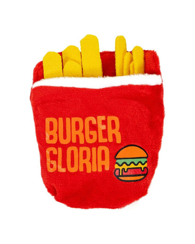 Soft dog plush toy Gloria Friet for dogs, featuring a playful design and durable fabric, perfect for cuddling and playtime.