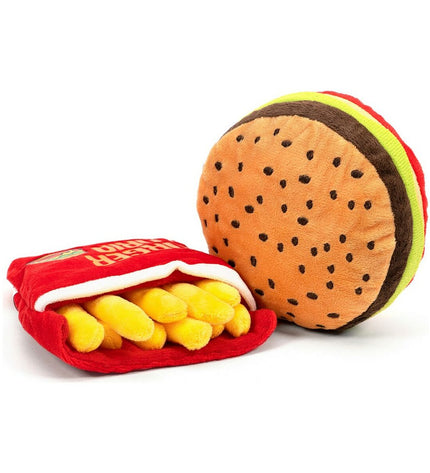 Soft dog plush toy Gloria Friet for dogs, featuring a fun, realistic fries design, made by Gloria for playful pet comfort.