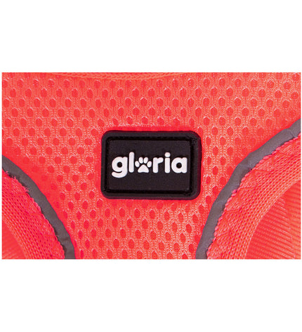 Pink Gloria Air Mesh dog harness with star design in XXS size for small dogs, breathable and comfortable for pets.