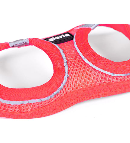 Gloria Trek Star pink dog harness for small dogs, adjustable 27-28 cm and 31-34.6 cm, lightweight and comfortable.