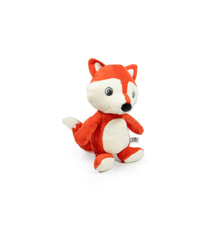 Dog plush toy Gloria Roie in brown polyester and polypropylene, soft and cuddly for dogs, ideal as a pet plaything.