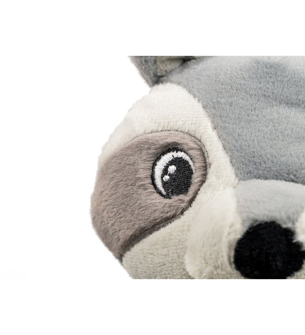 Gloria honden knuffel in grijs polyester en polypropyleen, soft speelgoed voor honden, geschikt voor comfort en speeltijd