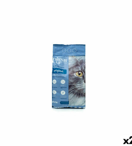 Gloria Original 10 kg cat litter, two bags of high-quality feline cat litter for odor control and clumping.